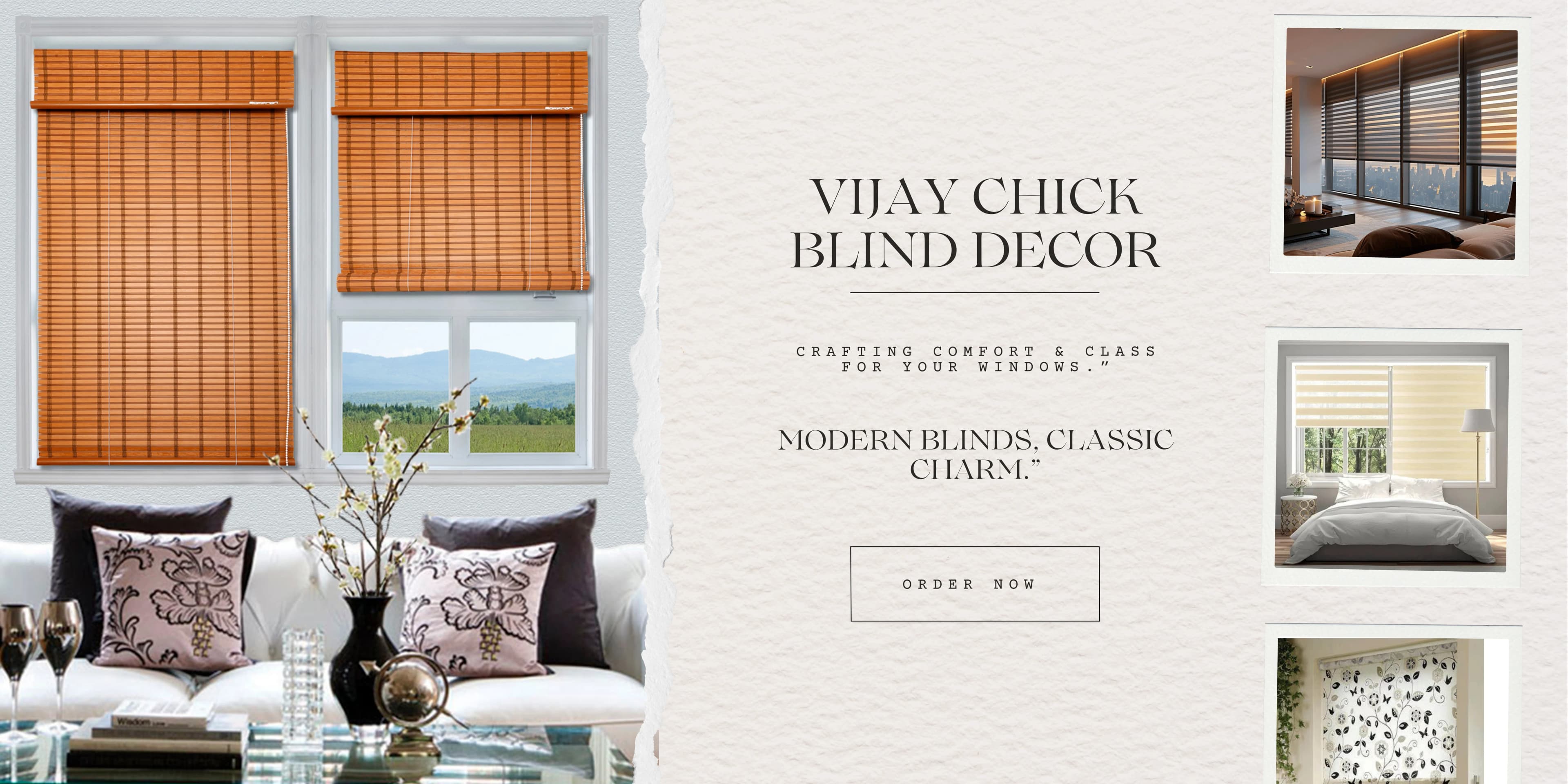 Window blinds installation showcasing quality